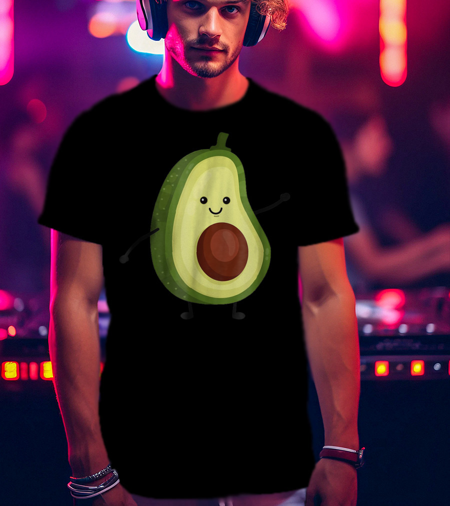Smiling Avocado Best For Vegans Diet T-Shirt