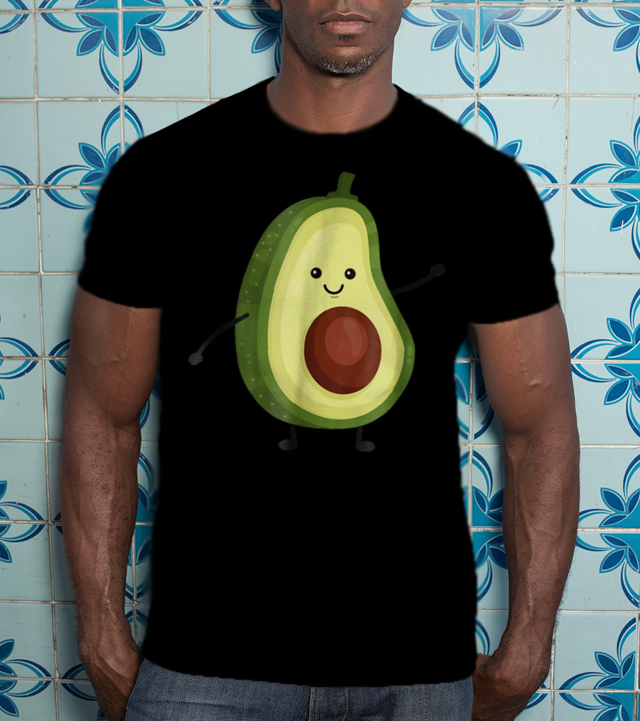 Smiling Avocado Best For Vegans Diet T-Shirt