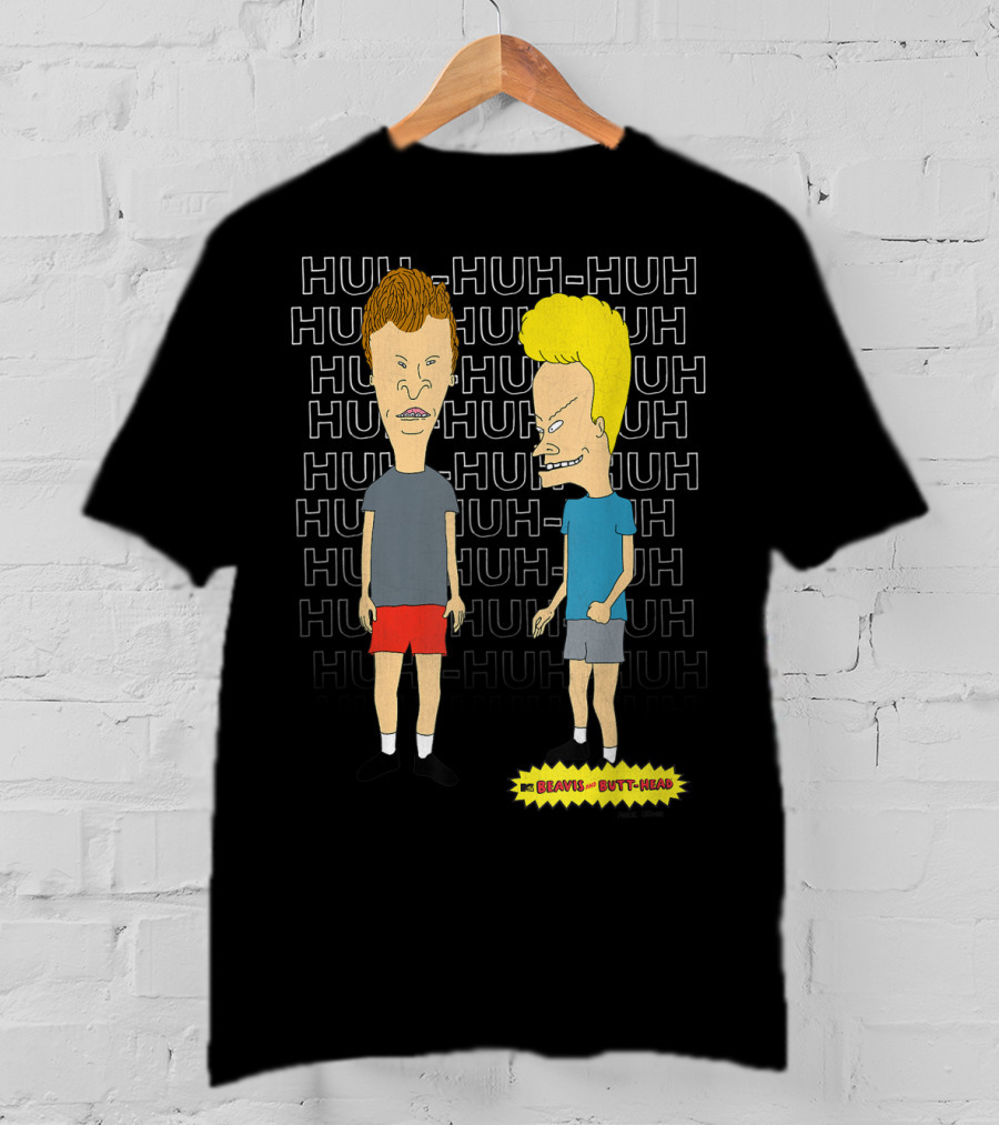 Beavis And Butt-Head Huh-Huh-Huh Laughing T-Shirt