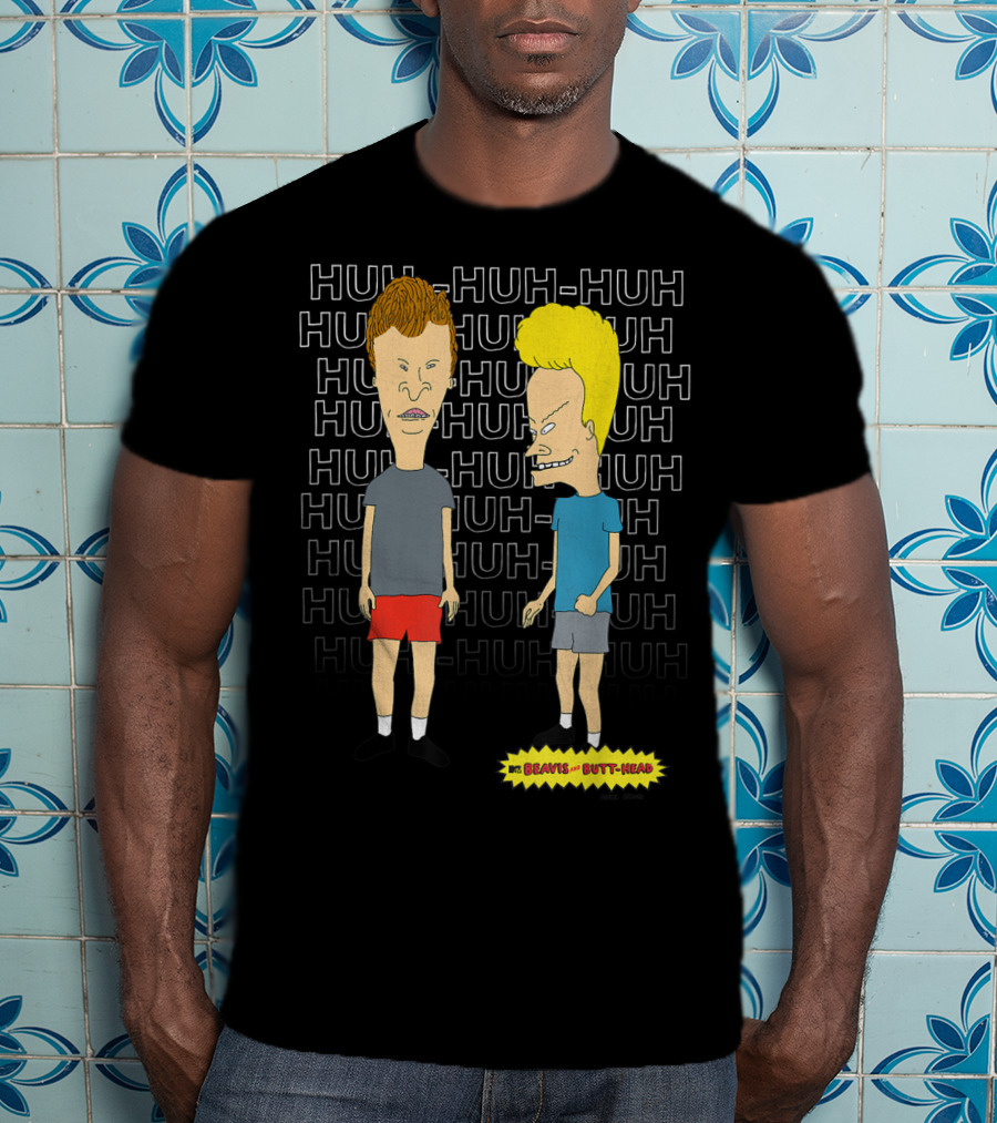Beavis And Butt-Head Huh-Huh-Huh Laughing T-Shirt
