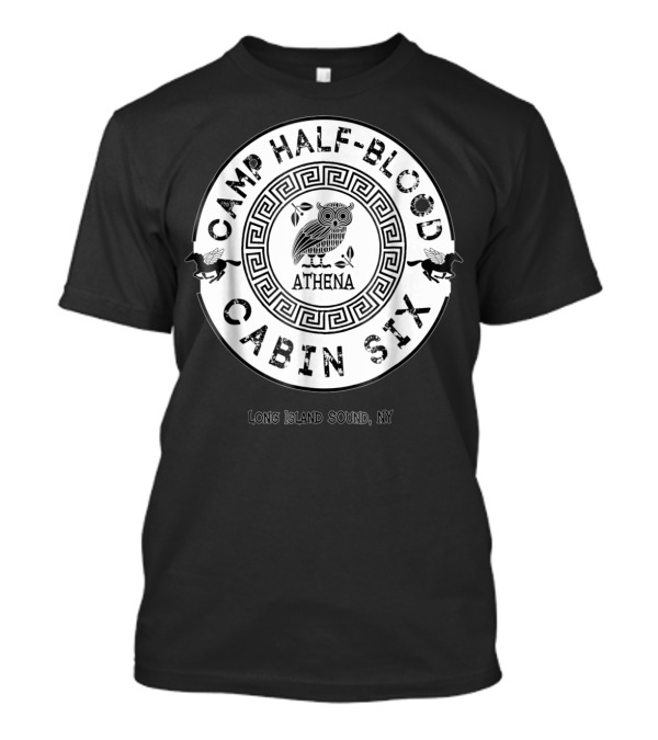 Camp Half-Blood Cabin Six Athena Long Island Sound NY T-Shirt