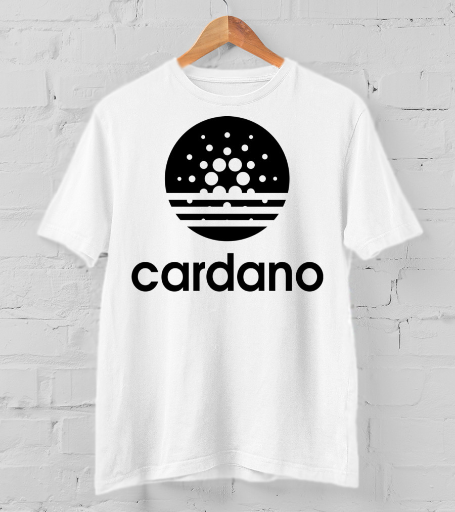 Cardano ADA Cryptocurrency Blockchain Symbol Black T-Shirt