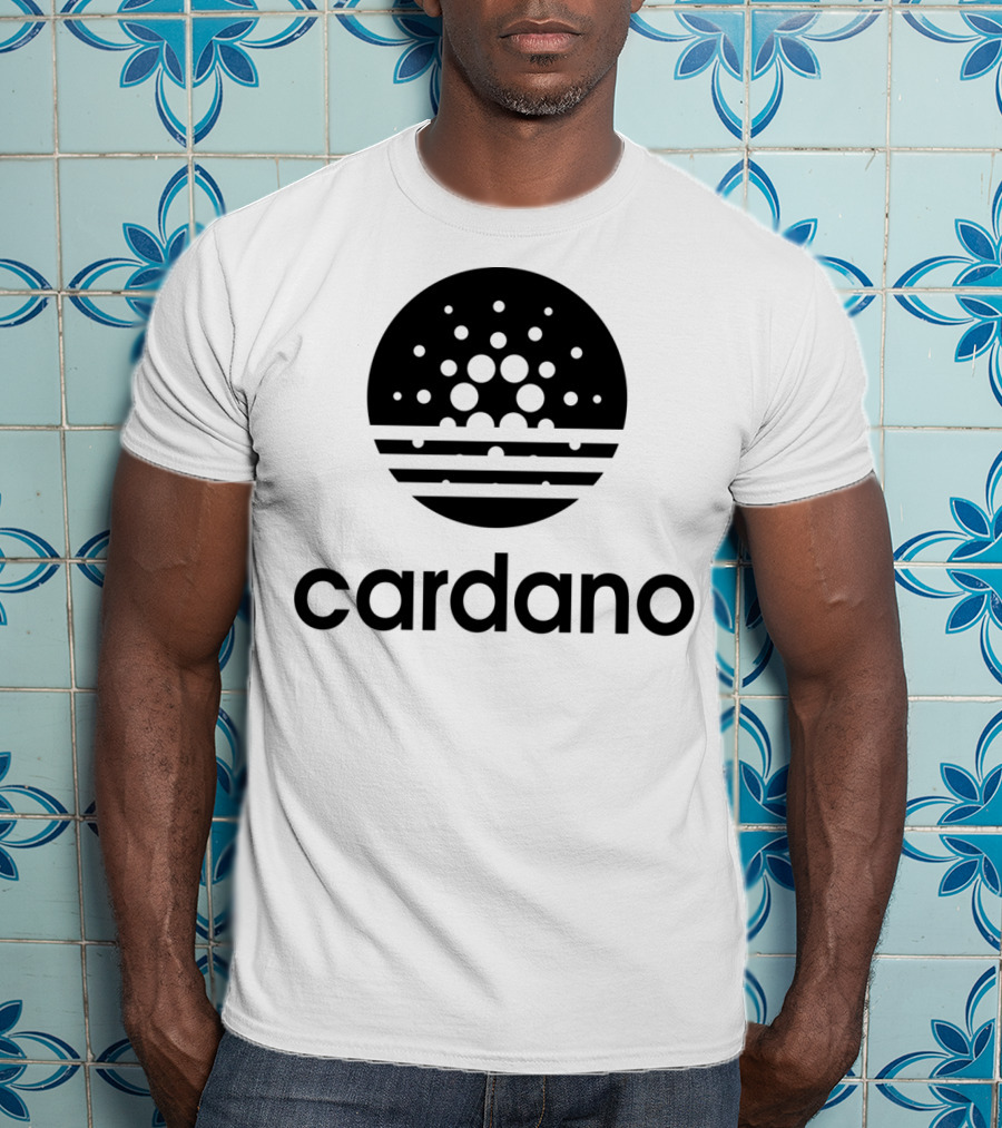 Cardano ADA Cryptocurrency Blockchain Symbol Black T-Shirt