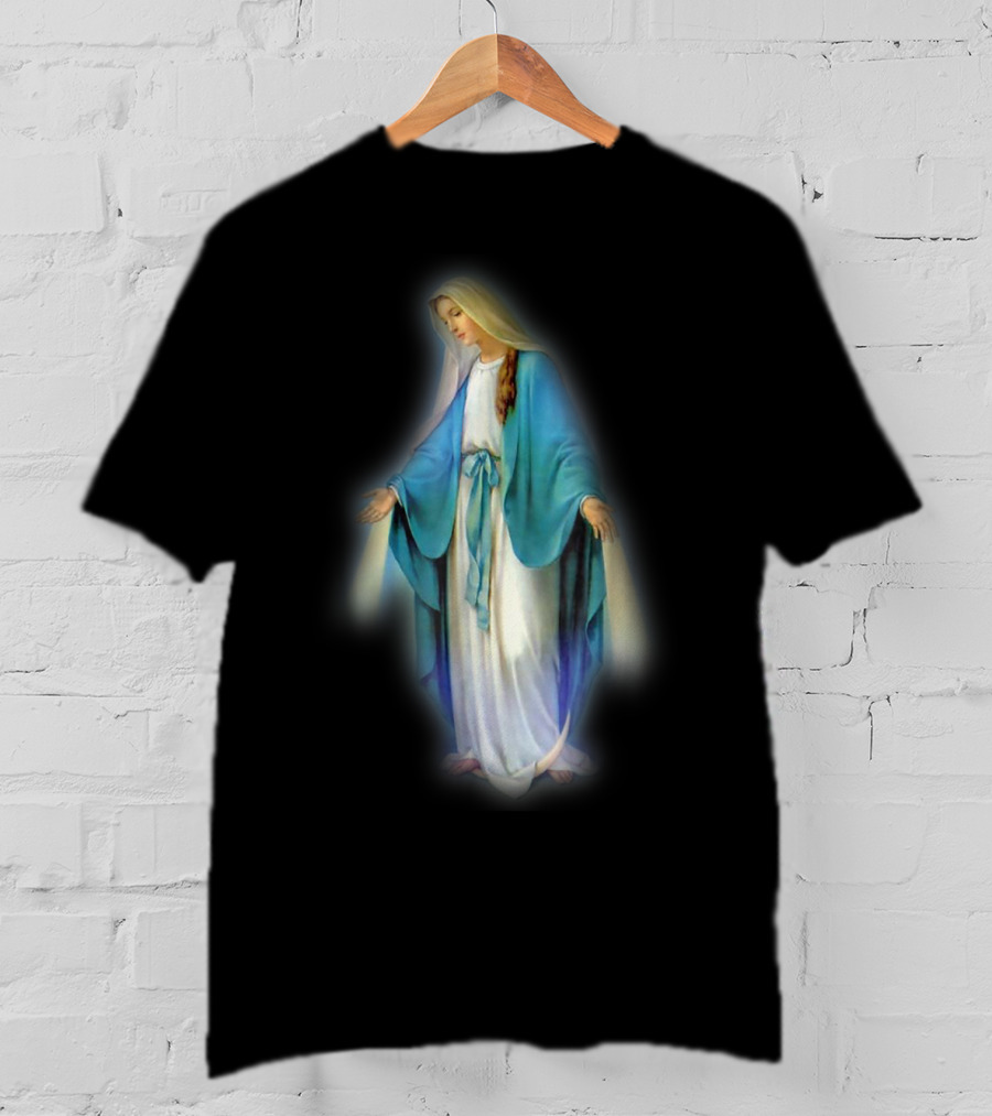 Catholic Blessed Mother Mary Iconic T-Shirt