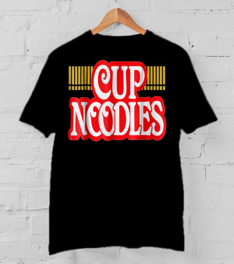 Cup Noodles Instant Ramen Iconic Red White T-Shirt