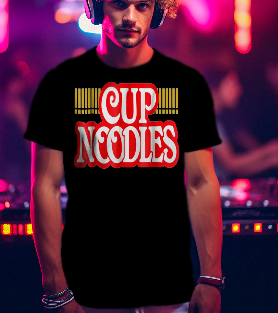 Cup Noodles Instant Ramen Iconic Red White T-Shirt
