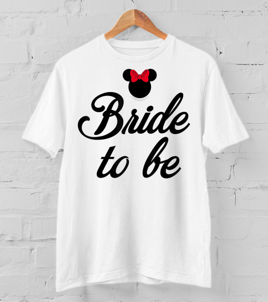 Disney Minnie Bride To Be Bridal T-Shirt