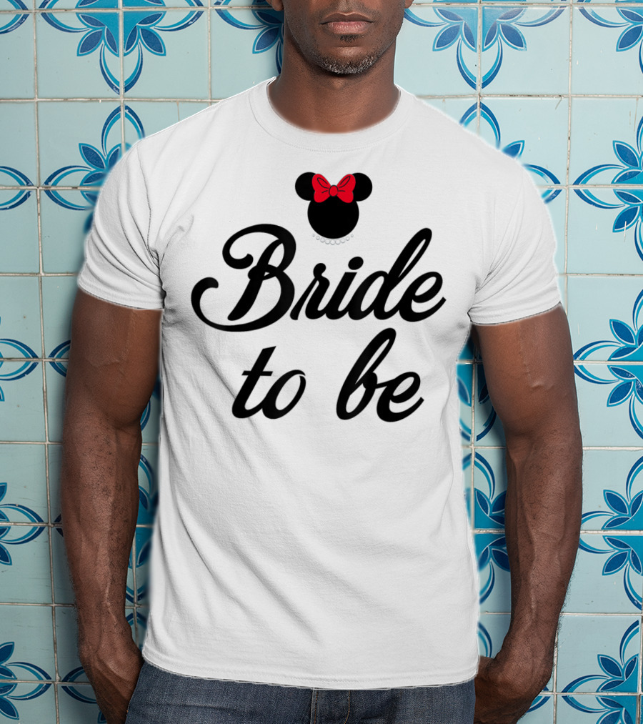Disney Minnie Bride To Be Bridal T-Shirt