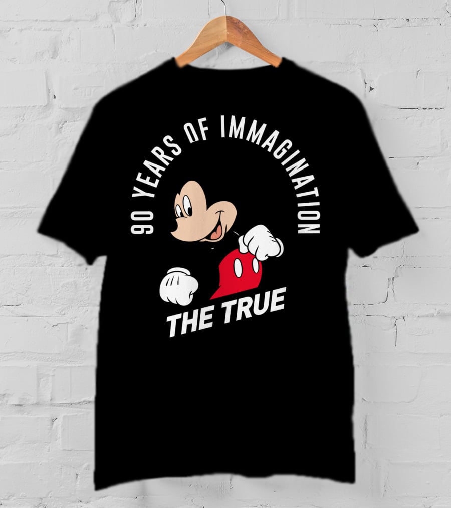 90 Years Of Imagination Mickey Mouse The True Original T-Shirt