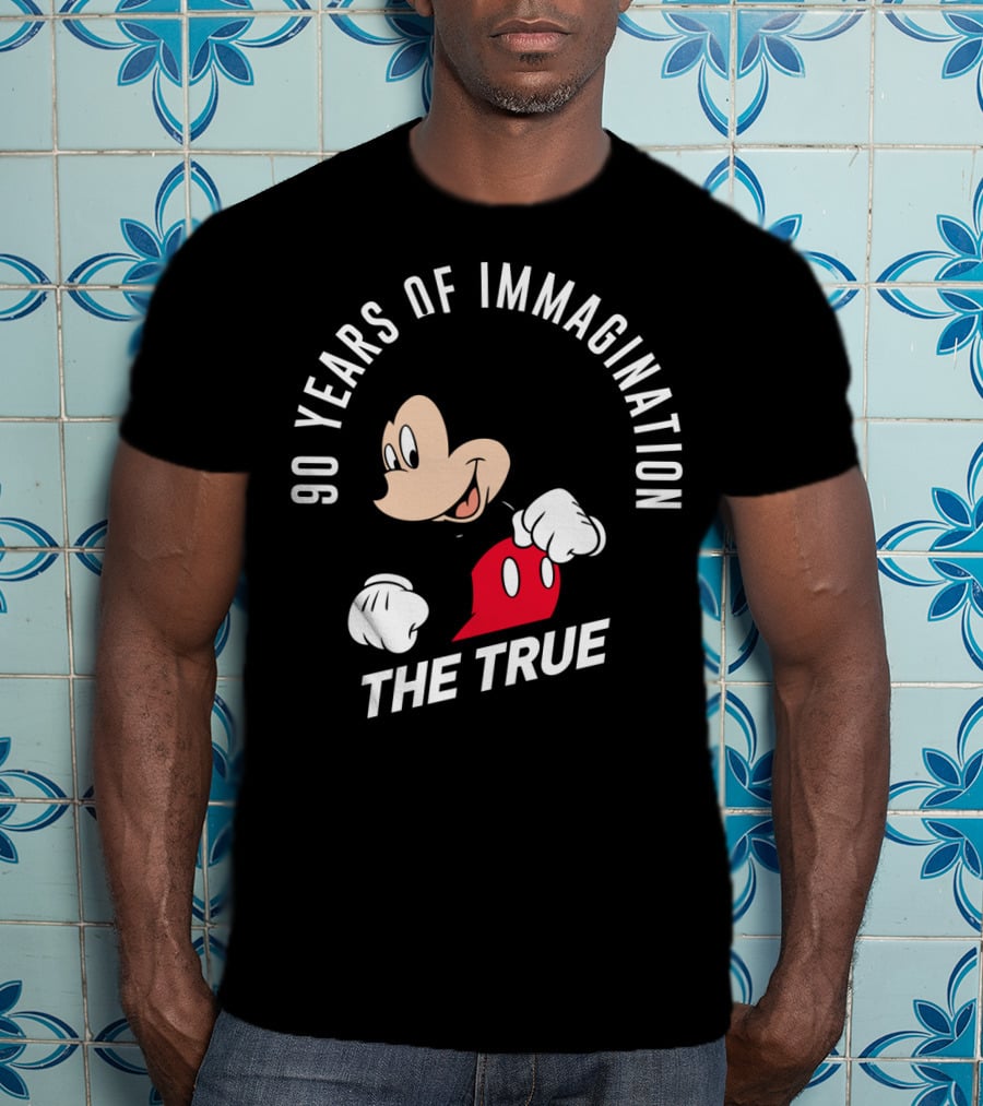 90 Years Of Imagination Mickey Mouse The True Original T-Shirt