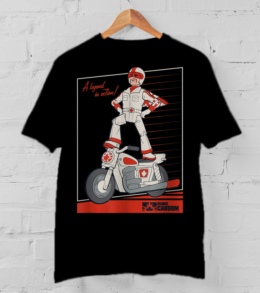Disney Pixar Toy Story 4 Duke Caboom A Legend In Action T-Shirt