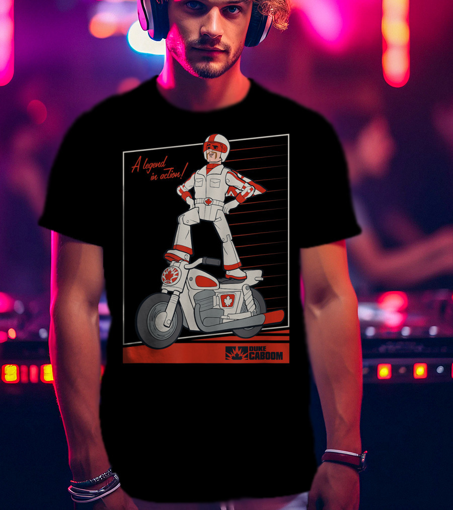 Disney Pixar Toy Story 4 Duke Caboom A Legend In Action T-Shirt
