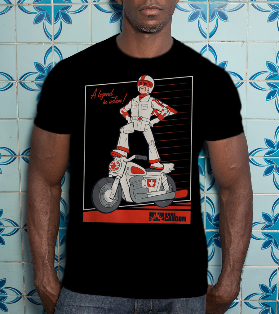 Disney Pixar Toy Story 4 Duke Caboom A Legend In Action T-Shirt