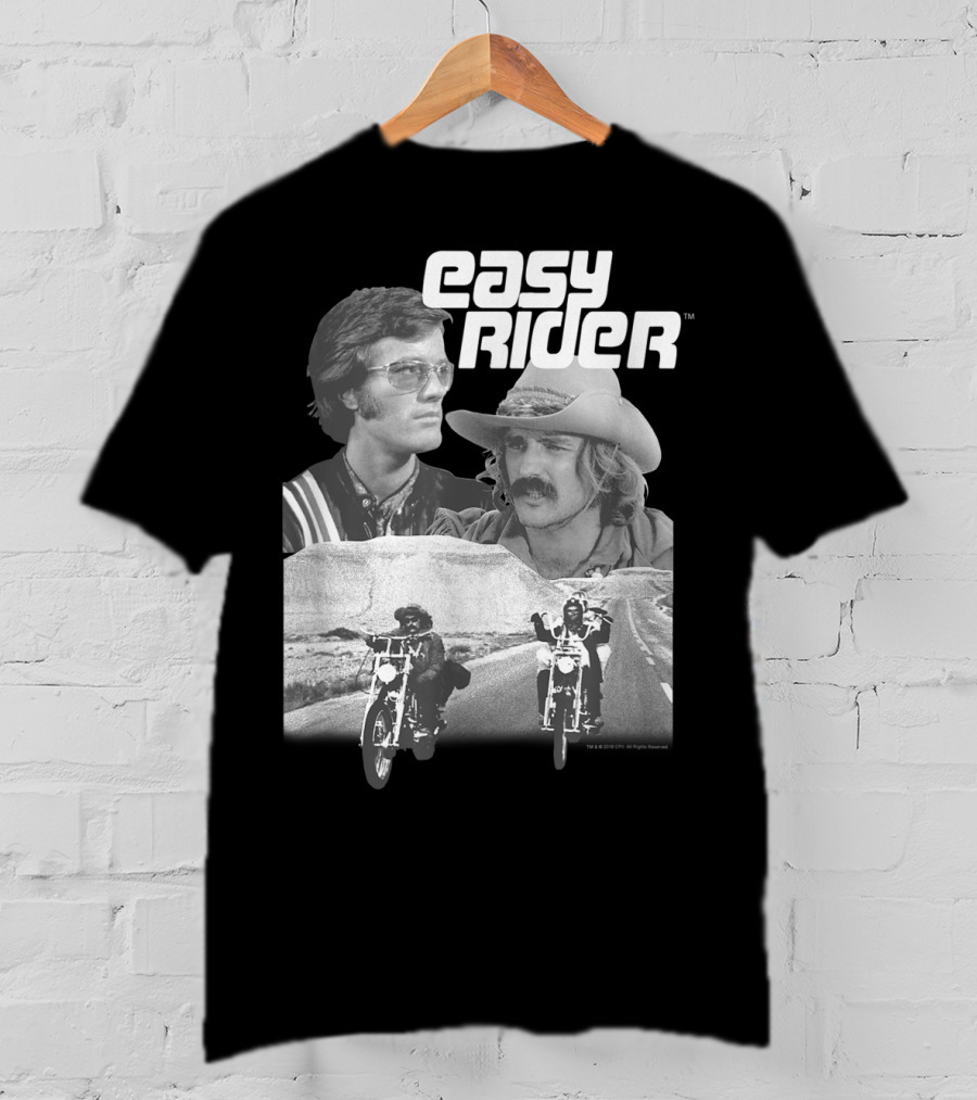 Easy Rider Fonda Hopper Motorcycles Road Adventure T-Shirt
