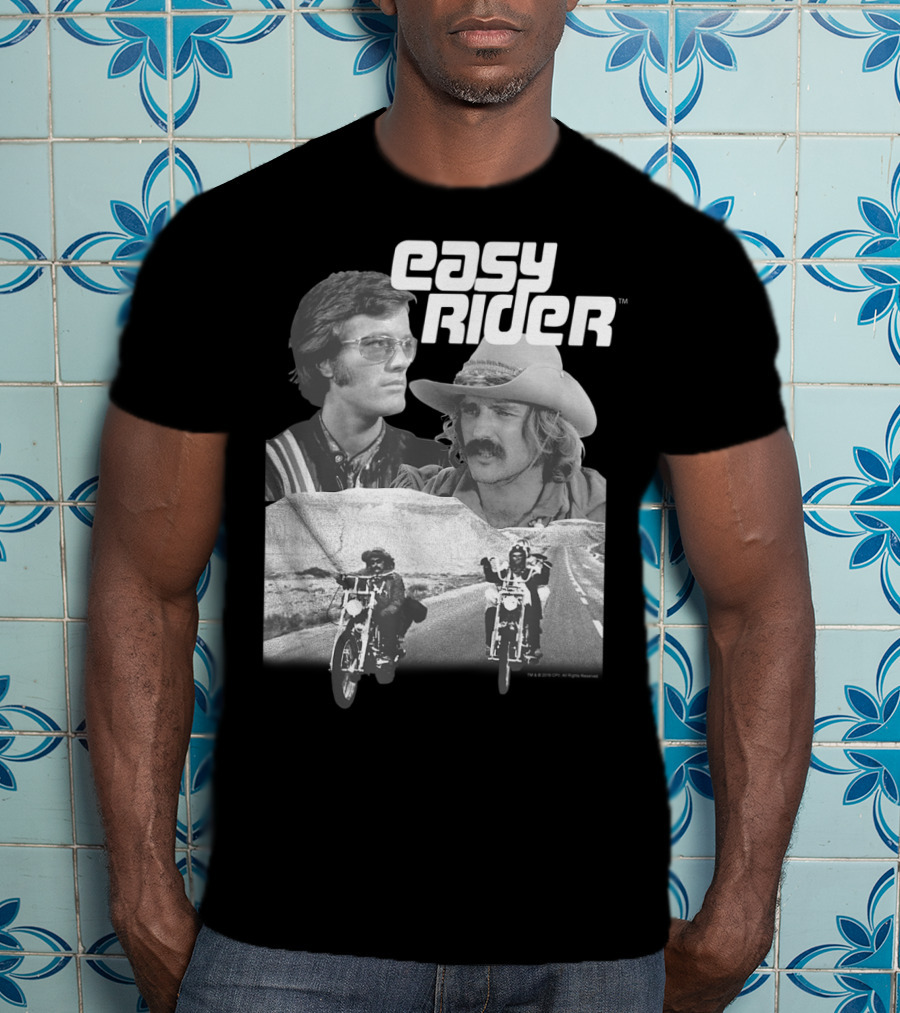 Easy Rider Fonda Hopper Motorcycles Road Adventure T-Shirt
