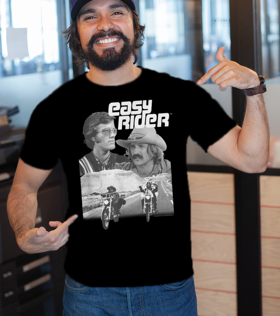 Easy Rider Fonda Hopper Motorcycles Road Adventure T-Shirt