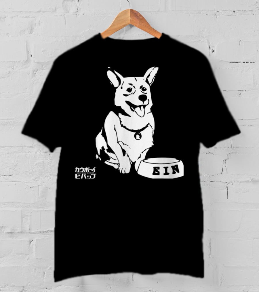 Ein Cowboy Bebop Corgi Anime Character Fan Favorite T-Shirt