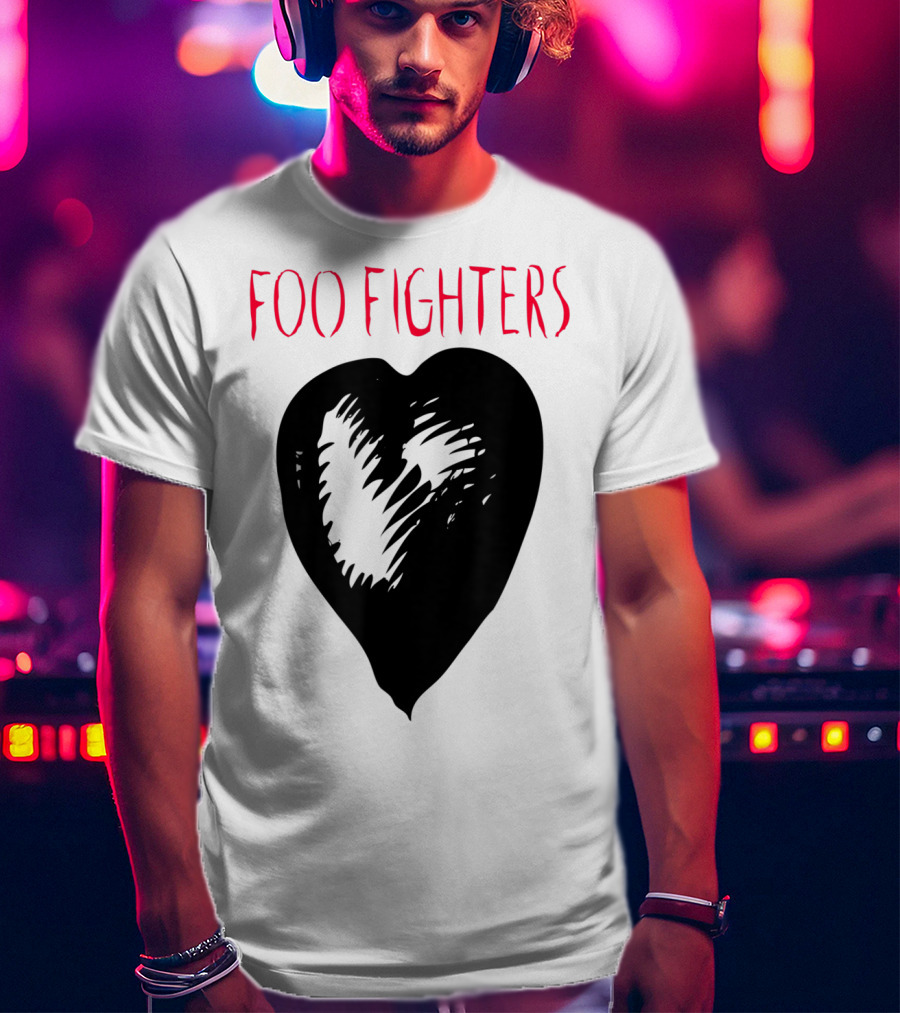 Foo Fighters One By One Black Heart T-Shirt