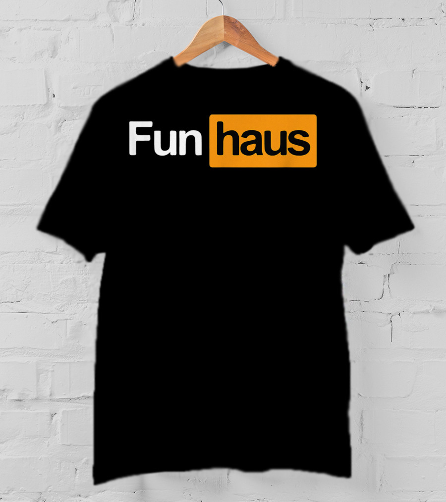 Funhaus Black And Orange T-Shirt