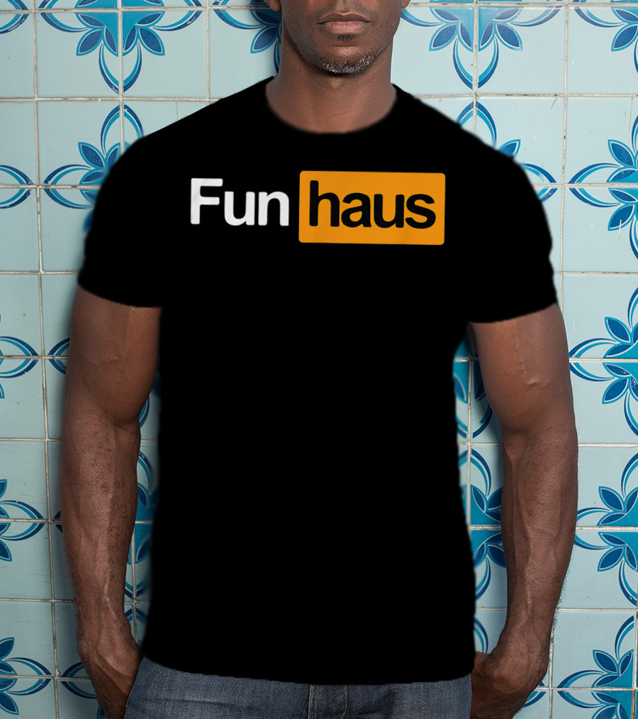 Funhaus Black And Orange T-Shirt