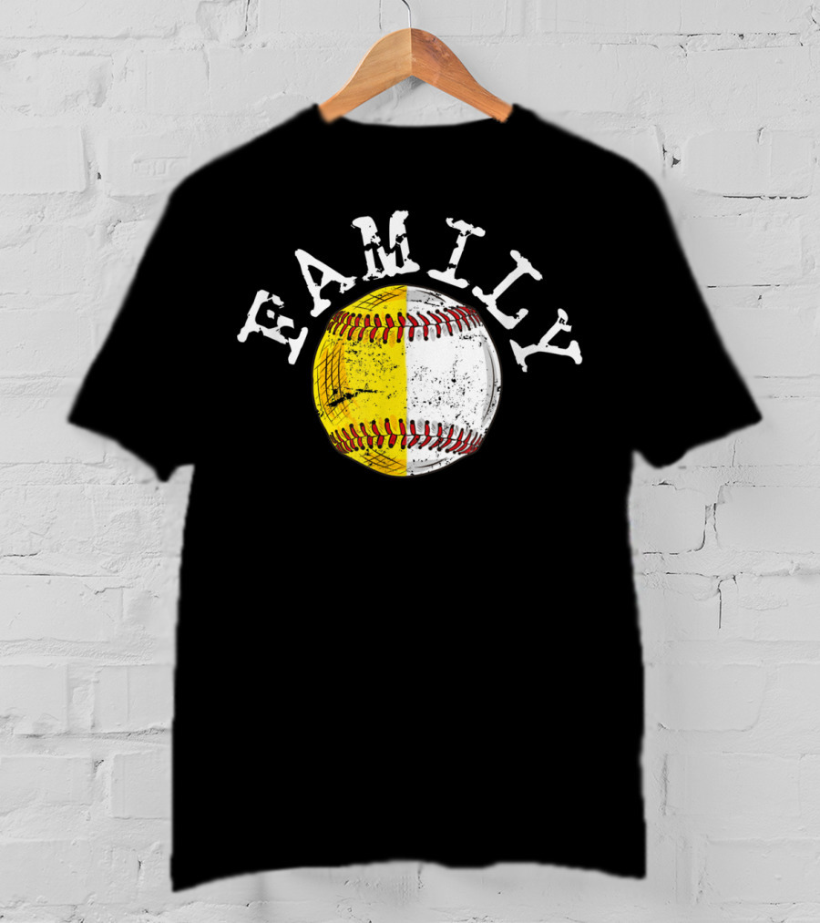 Family Funny Baseball Softball T-Shirt