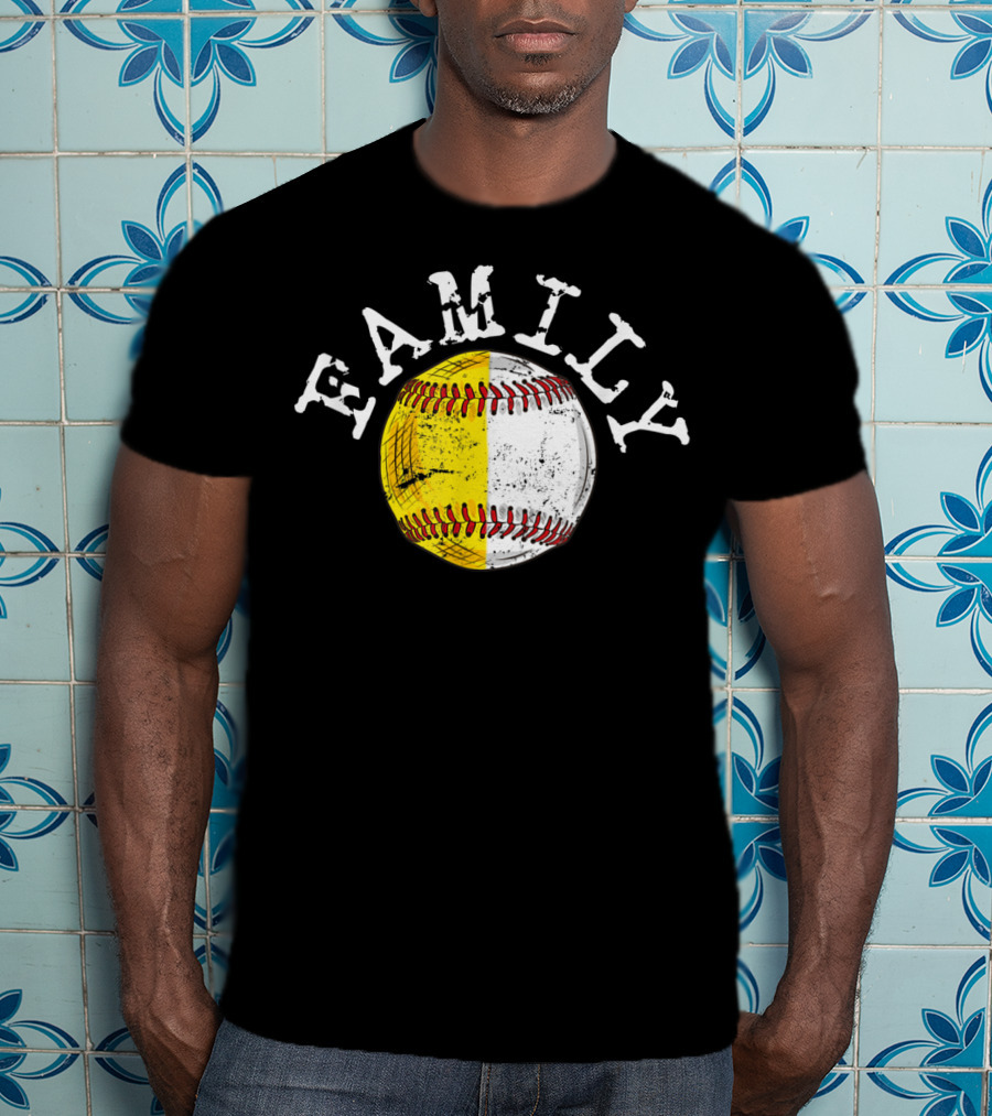 Family Funny Baseball Softball T-Shirt