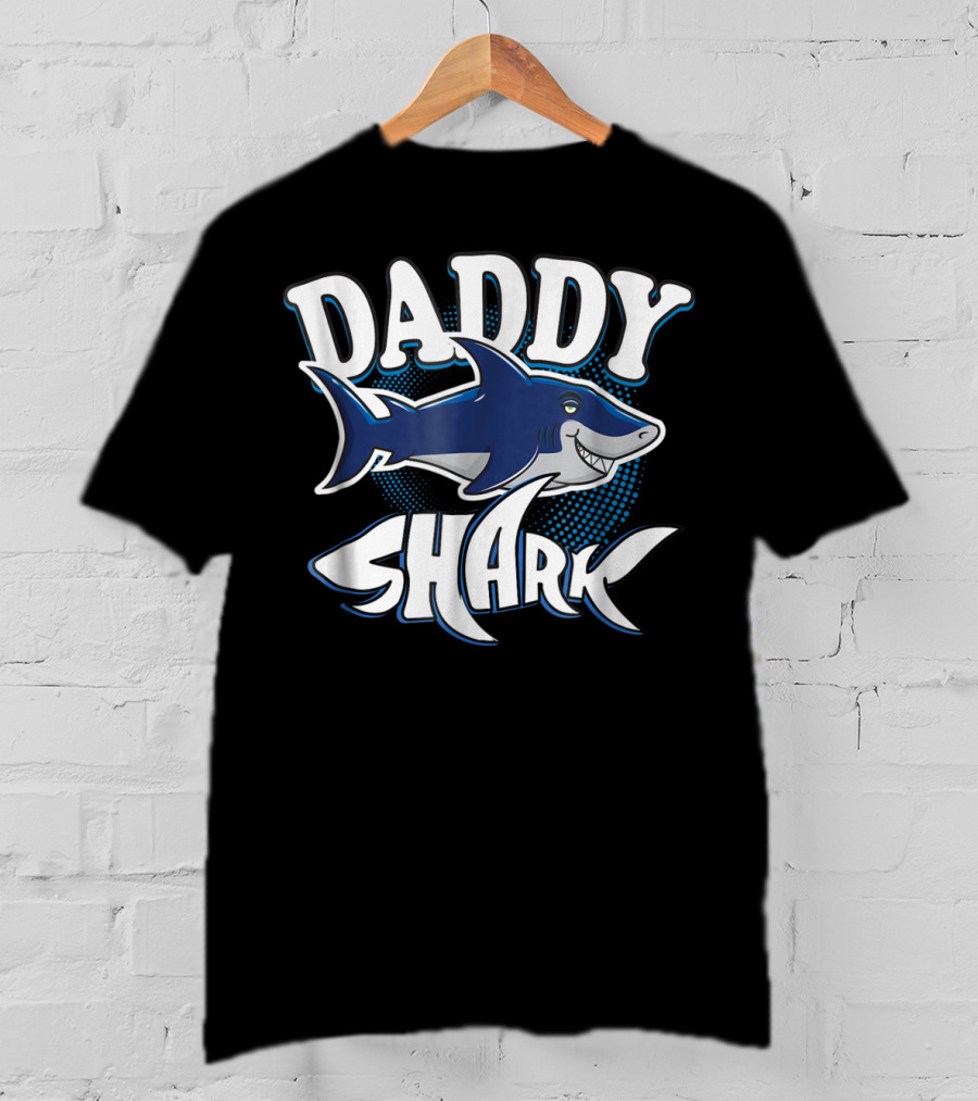 Daddy Shark Funny Daddy Shark T-Shirt