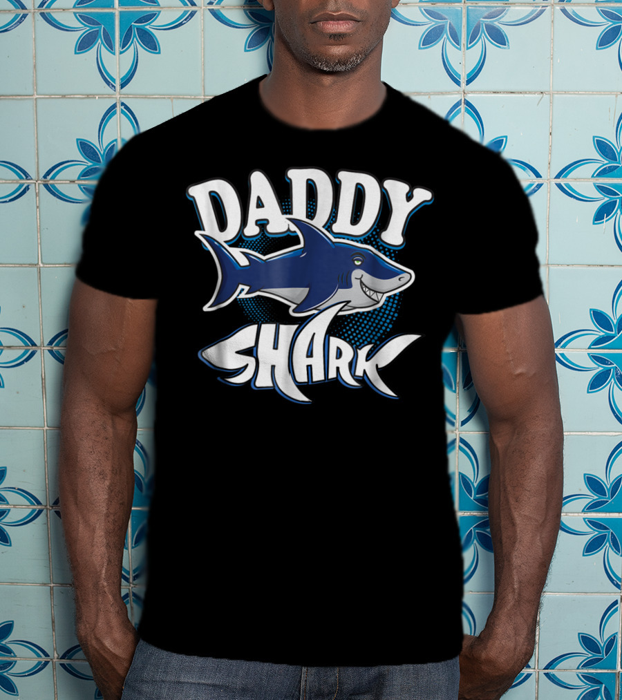 Daddy Shark Funny Daddy Shark T-Shirt