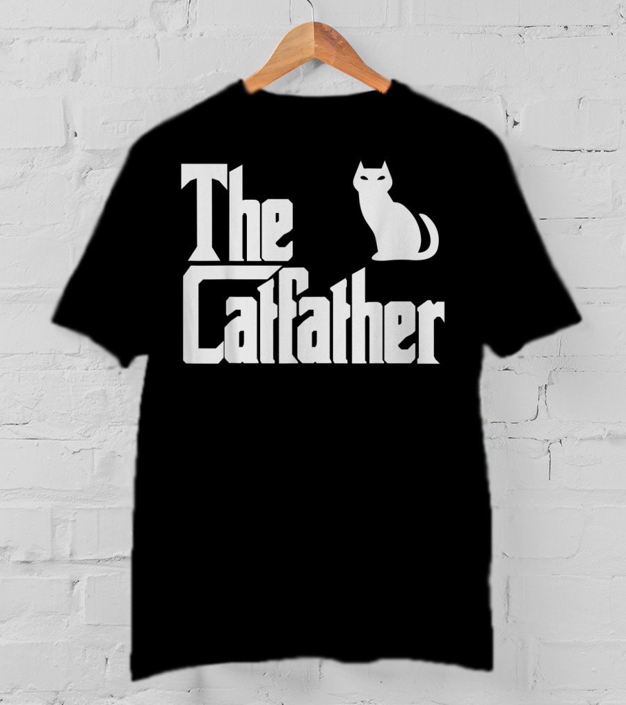 The Catfather Funny Cat Dad Pet Owner T-Shirt