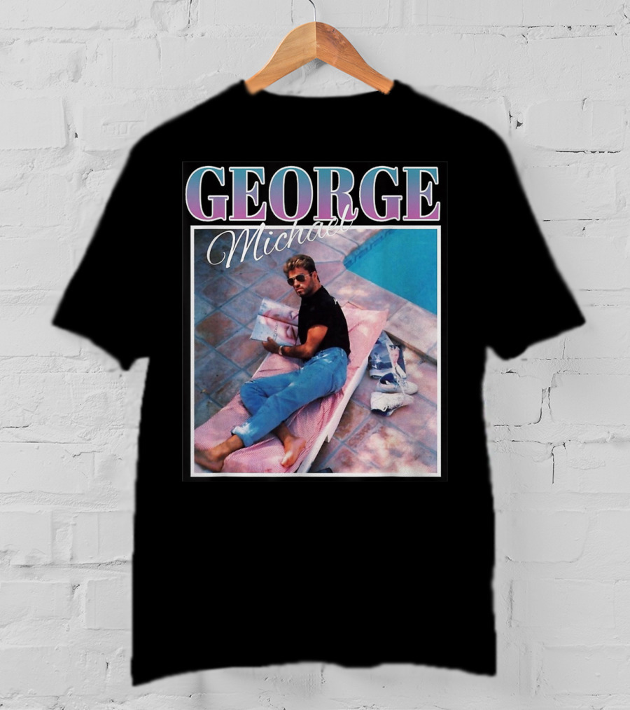 GEORGE Michael Poolside Style T-Shirt