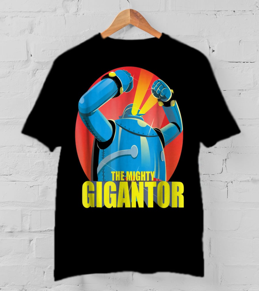 The Mighty Gigantor Robot Retro Sci-Fi Hero T-Shirt