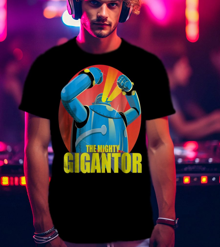 The Mighty Gigantor Robot Retro Sci-Fi Hero T-Shirt