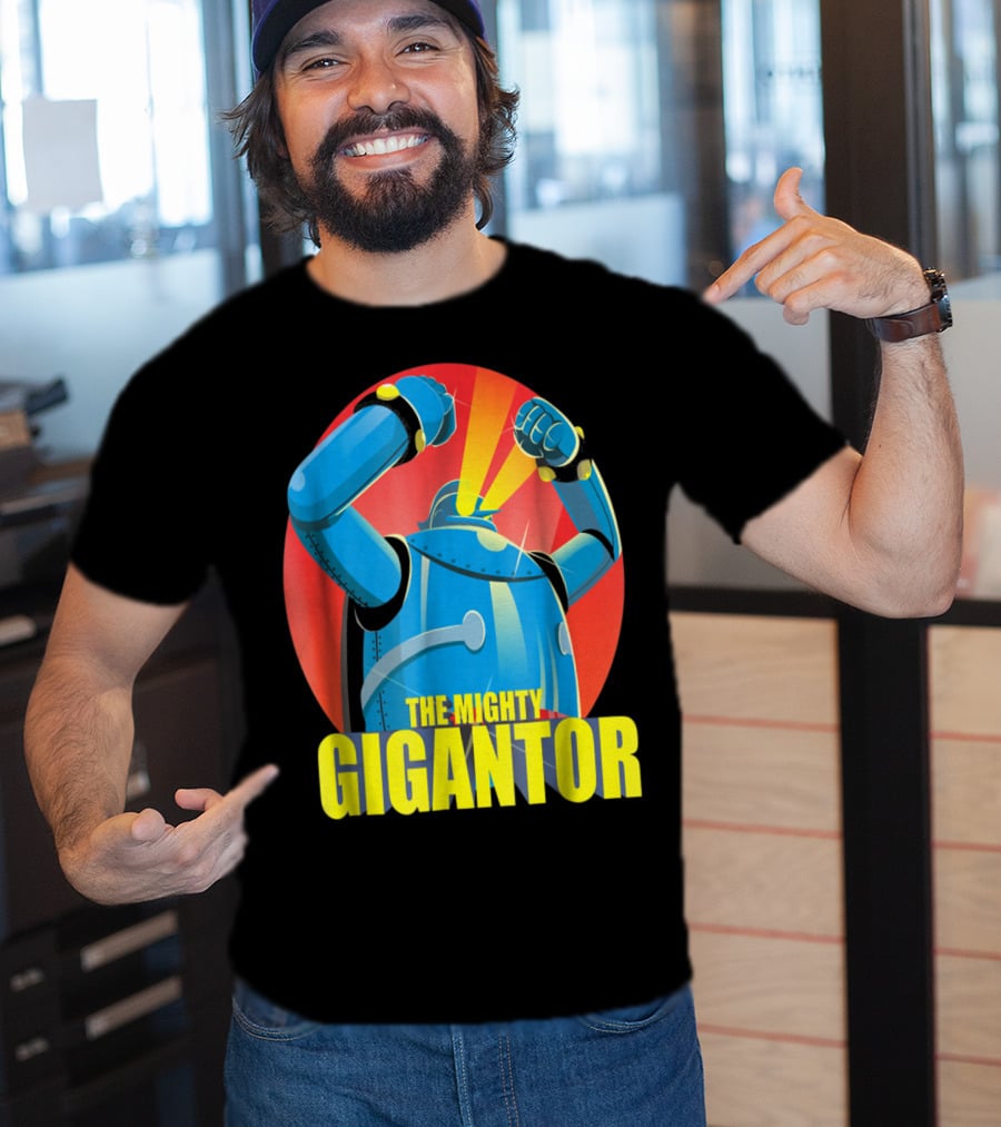 The Mighty Gigantor Robot Retro Sci-Fi Hero T-Shirt