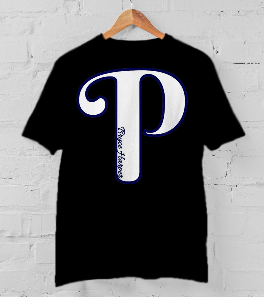 Bryce Harper Philadelphia Baseball Logo P T-Shirt