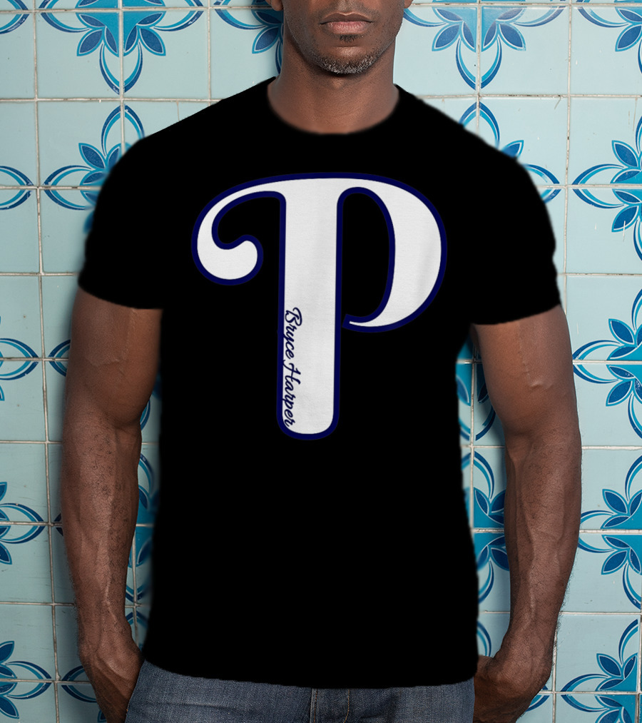 Bryce Harper Philadelphia Baseball Logo P T-Shirt