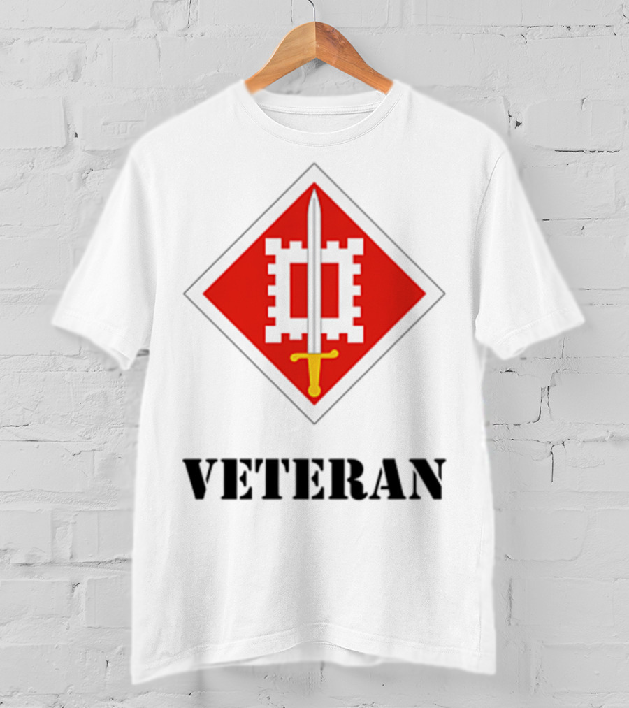 18th Engineer Brigade Veteran Sword Emblem T-Shirt