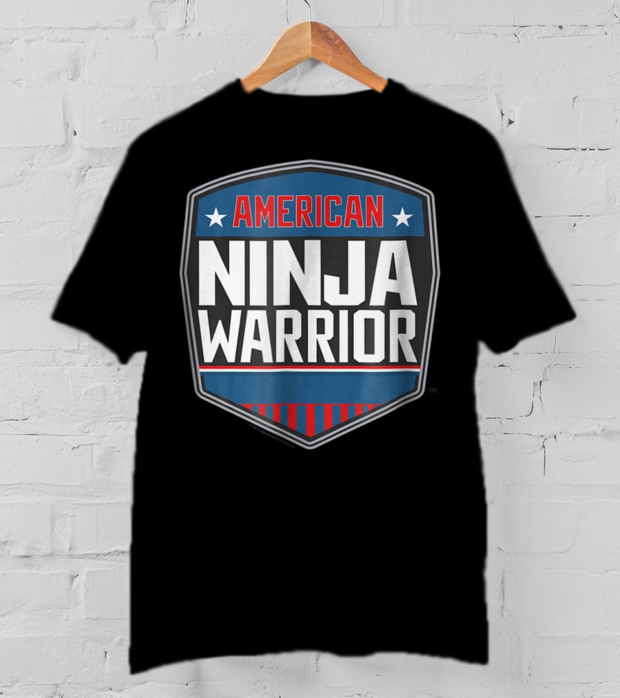 American Ninja Warrior Shield Icon T-Shirt
