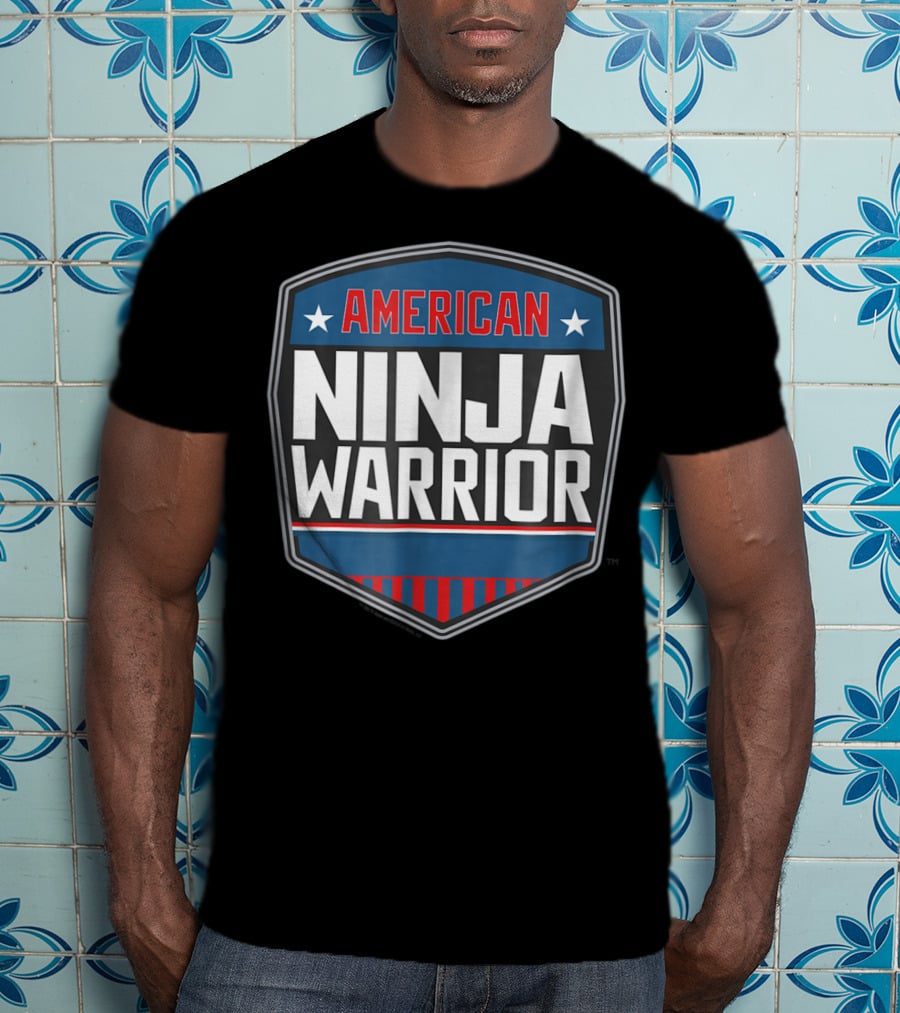 American Ninja Warrior Shield Icon T-Shirt