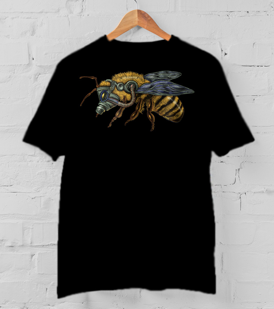 Endangered Bee Cyberpunk Emek Artman T-Shirt
