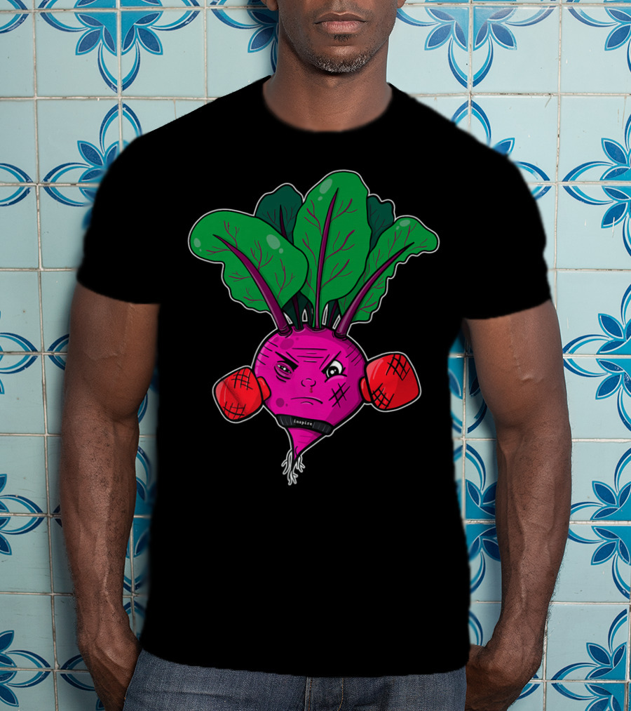 Beet Boxer Vegan Vegetable Empirical Dad Joke Pun T-Shirt