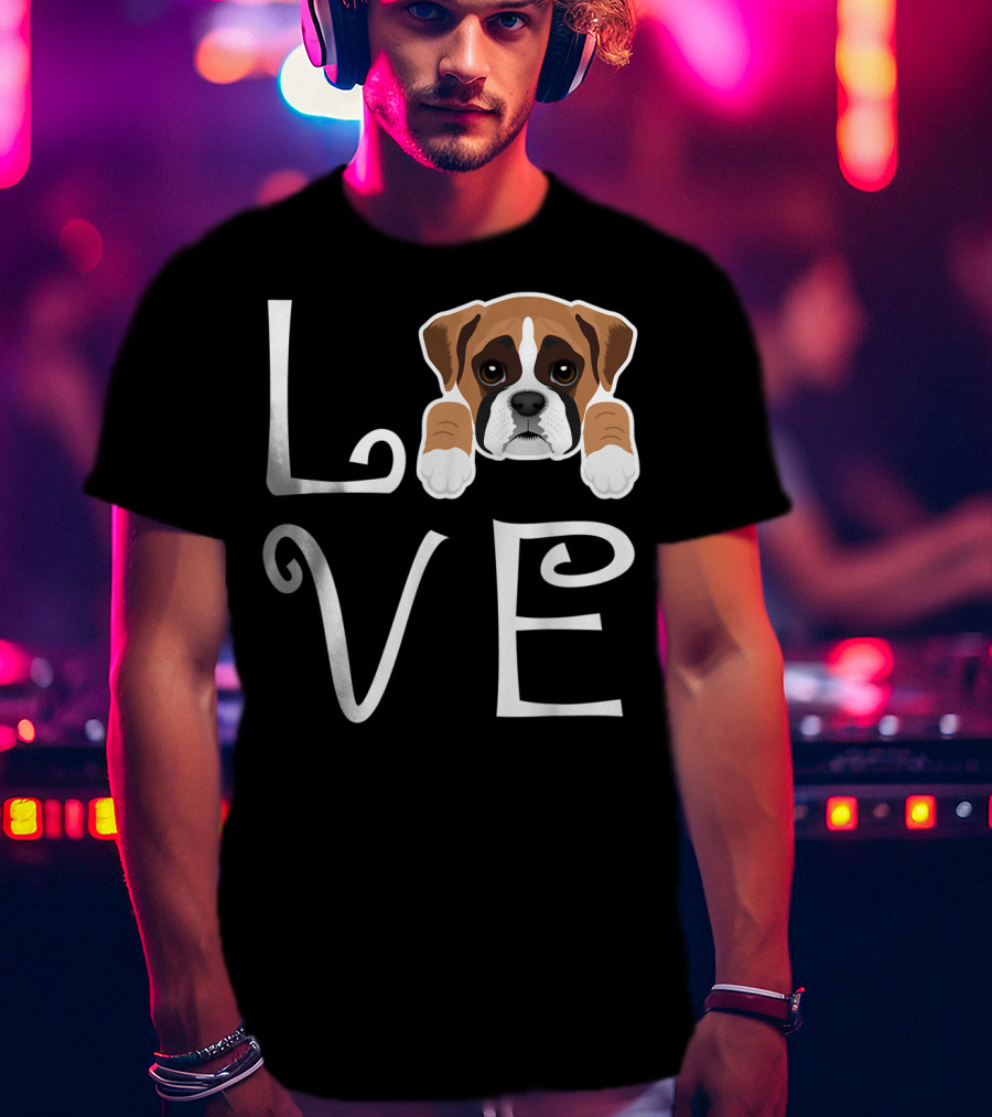 Boxer Love Dog Owner Puppy T-Shirt