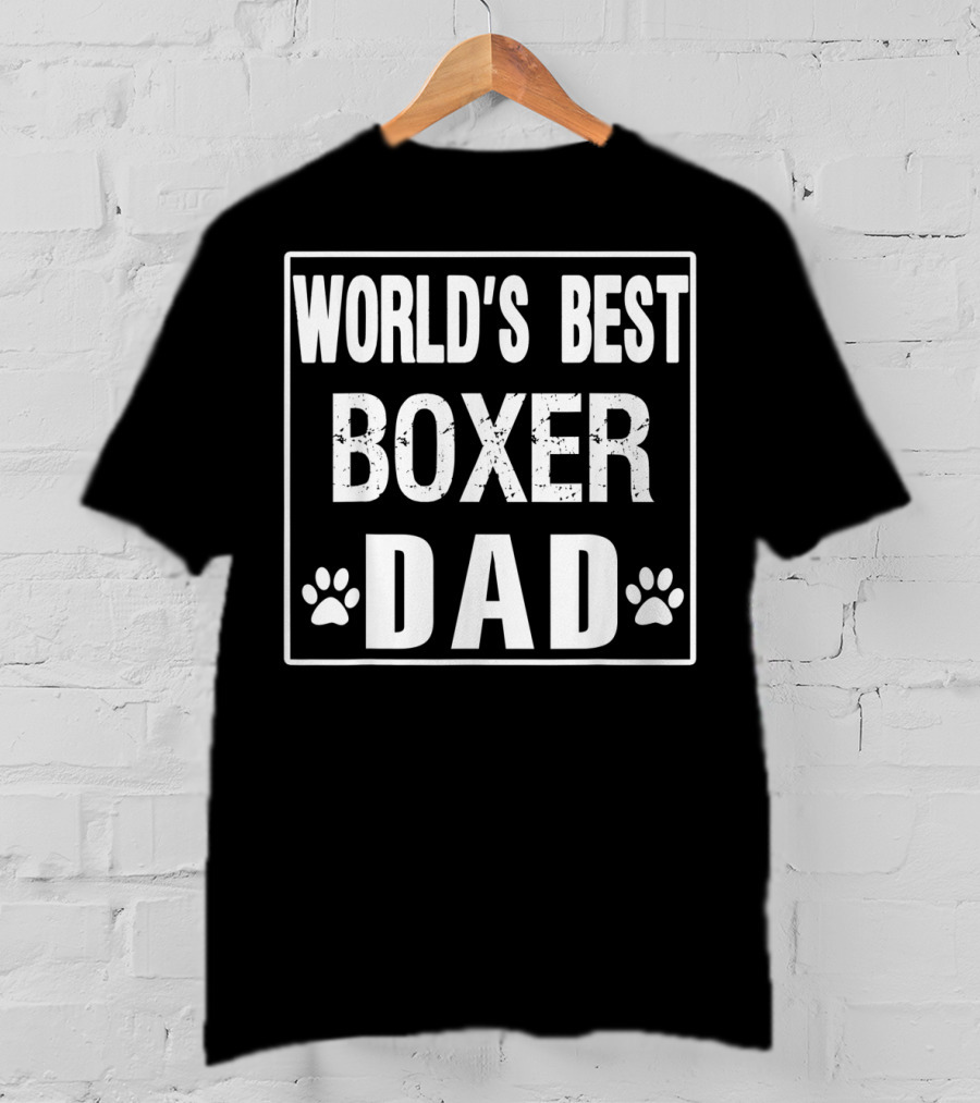 World's Best Boxer Dad T-Shirt