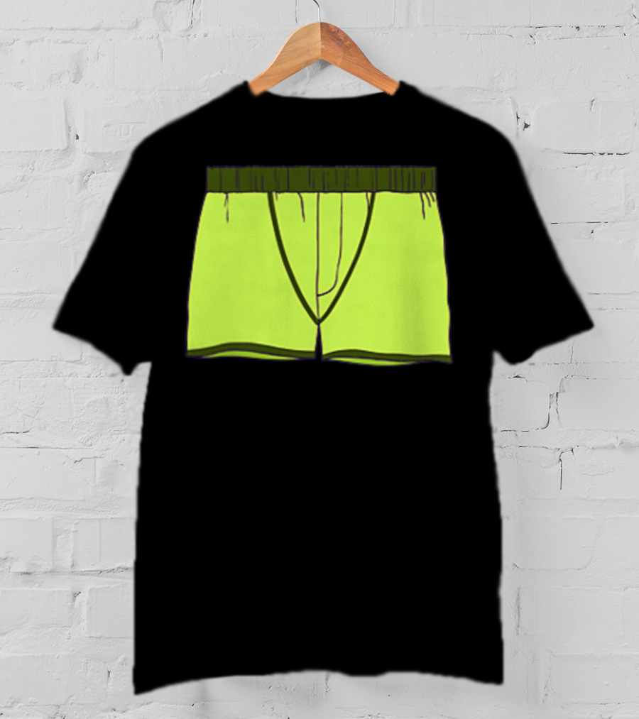 Shane Dawson Sells His Boxer Shorts Pocket Neon Yellow T-Shirt