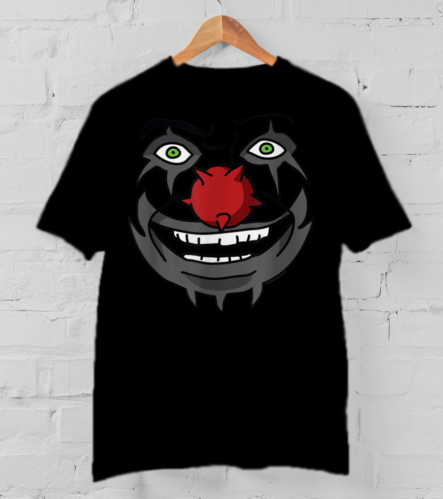 Metalocalypse Doctor Rockso Clown Face With Red Nose T-Shirt