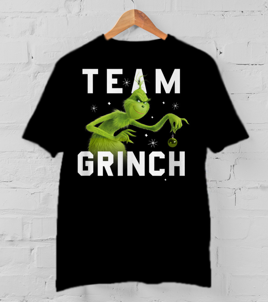 Team Grinch Drseuss The Grinch Holding T-Shirt