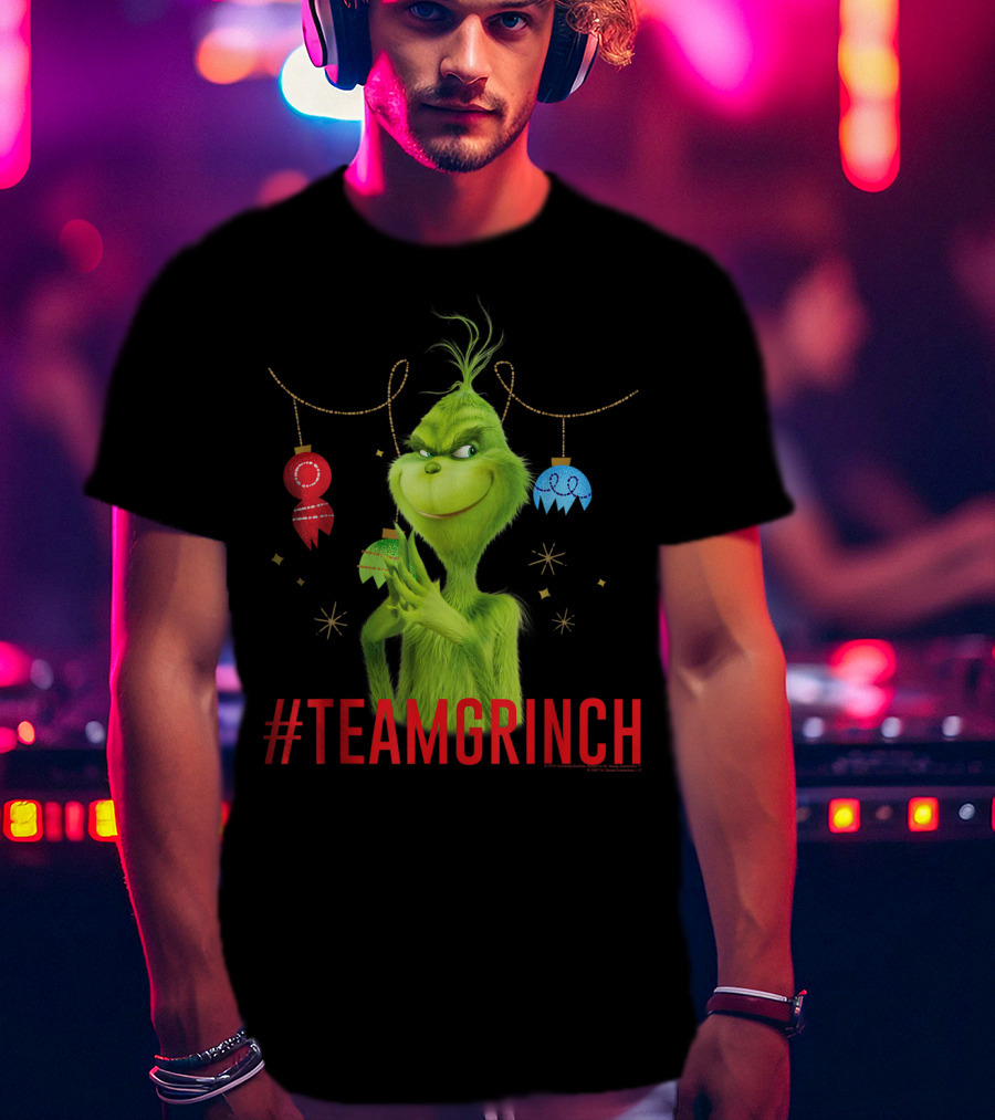 Dr. Seuss The Grinch #TeamGrinch Christmas Ornaments T-Shirt