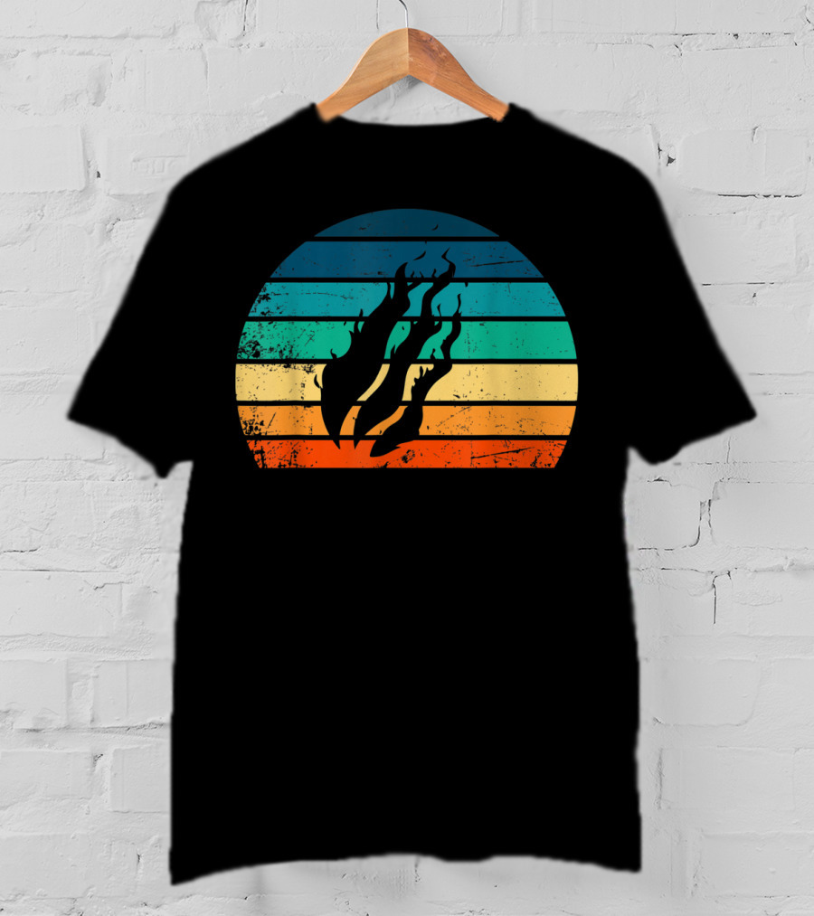 Fire Nation Sunset Flames Gamer Vibes T-Shirt
