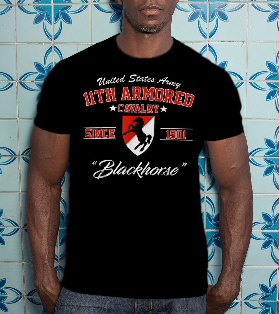 United States Army 11th Armored Cavalry Blackhorse Since 1901 T-Shirt
