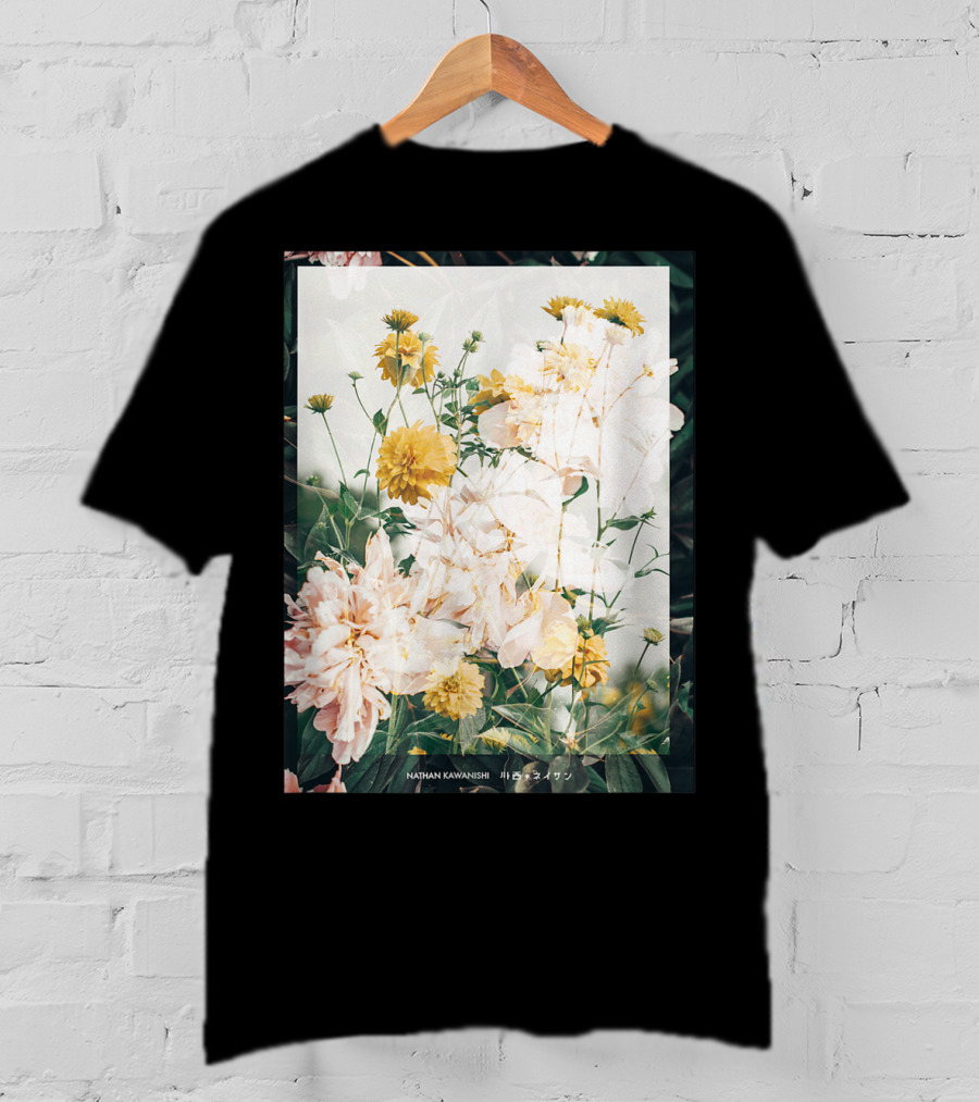 Aesthetic Floral Nathan Kawanishi Streetwear Fashion Grap T-Shirt