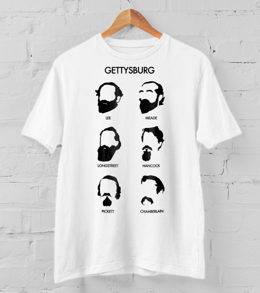 Gettysburg Lee Meade Longstreet Hancock Pickett Chamberlain T-Shirt